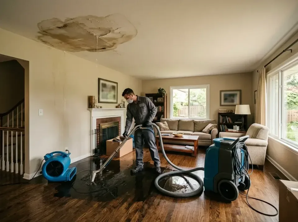attic-pipe-burst-ceiling-drip-008 — frequently asked questions, Water Damage Restoration & Carpet Care in Park City, TN